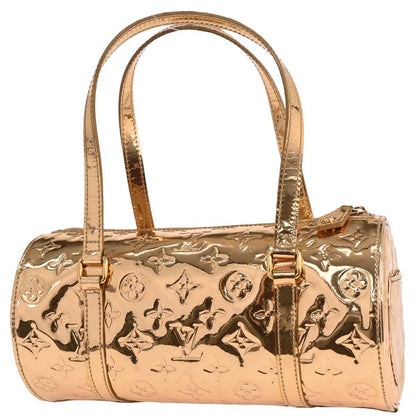 Louis Vuitton 2006 Gold Monogram Miroir Papillon Handbag M95270