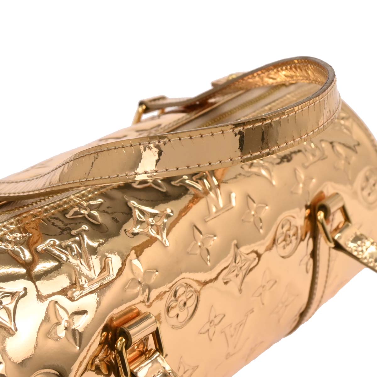 Louis Vuitton 2006 Gold Monogram Miroir Papillon Handbag M95270