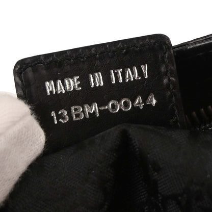 Christian Dior 2004 Black Leather Corset Handbag