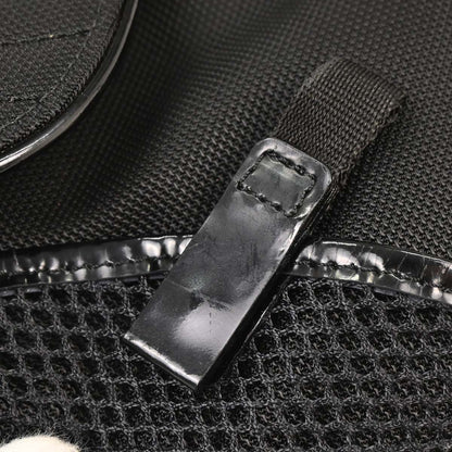 Christian Dior Black Nylon Saddle Shoulder Bag