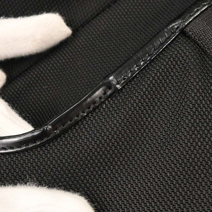 Christian Dior Black Nylon Saddle Shoulder Bag