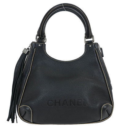 Chanel 2003-2004 Black Calfskin Handbag