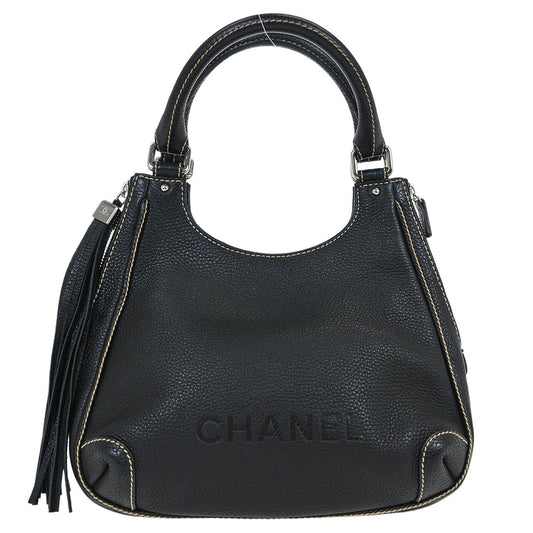 Chanel 2003-2004 Black Calfskin Handbag