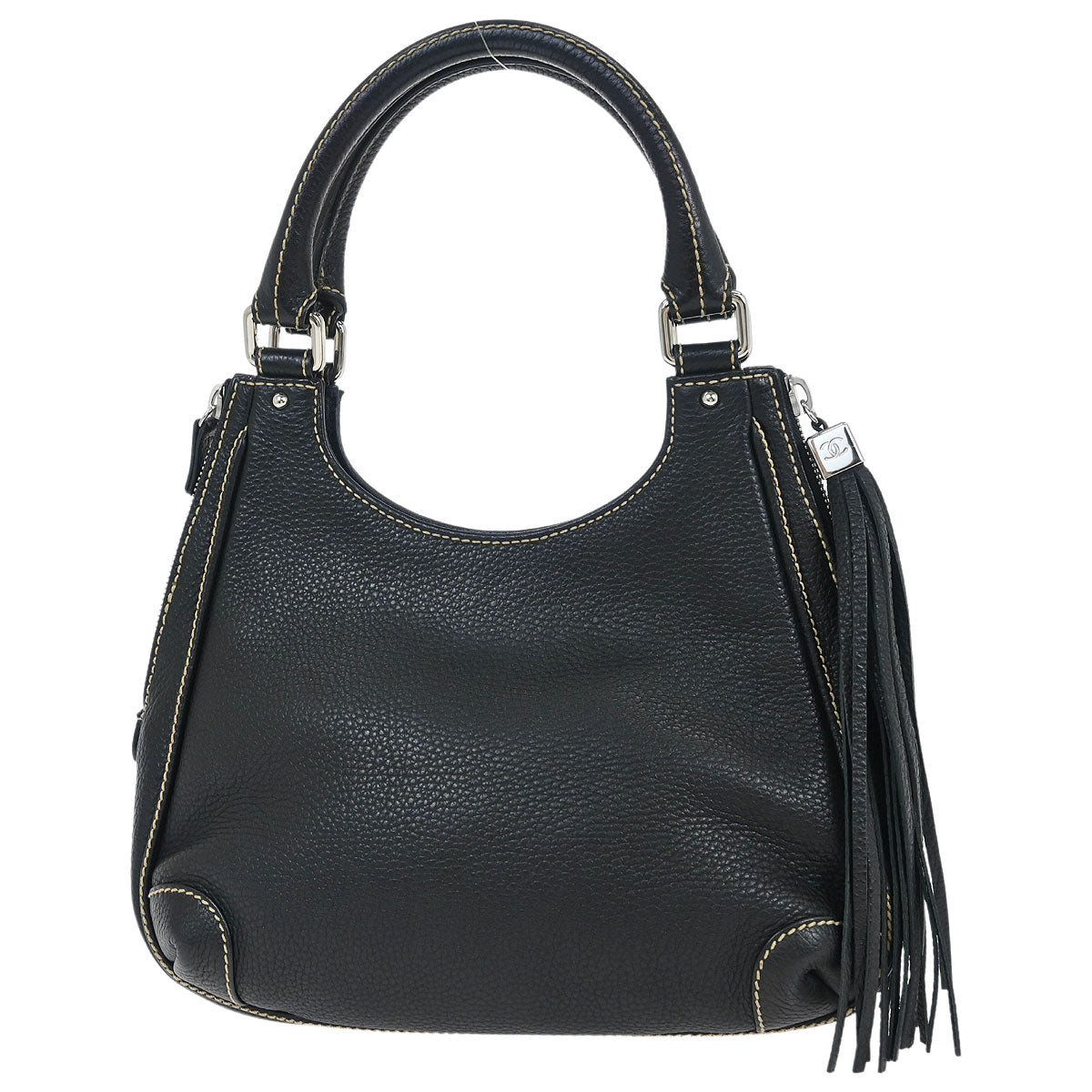 Chanel 2003-2004 Black Calfskin Handbag