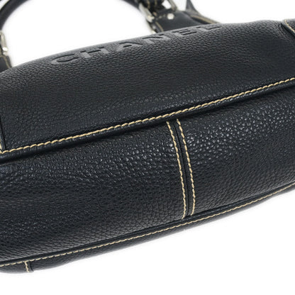 Chanel 2003-2004 Black Calfskin Handbag