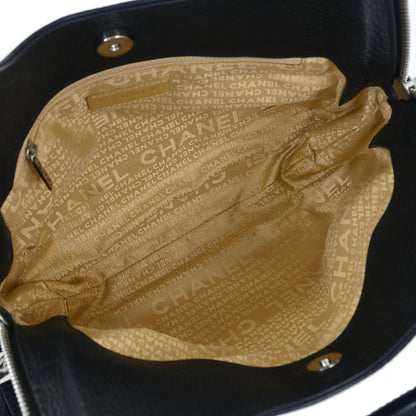 Chanel 2003-2004 Black Calfskin Handbag