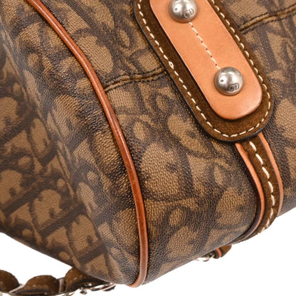 Christian Dior 2006 Brown PVC Trotter Romantic Handbag