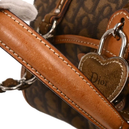 Christian Dior 2006 Brown PVC Trotter Romantic Handbag