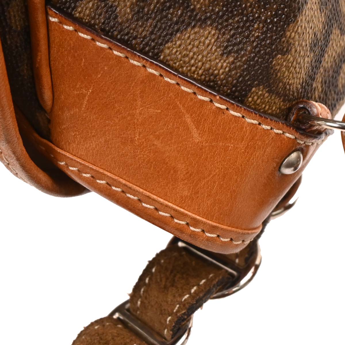 Christian Dior 2006 Brown PVC Trotter Romantic Handbag