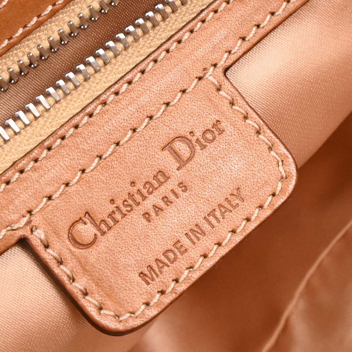 Christian Dior 2006 Brown PVC Trotter Romantic Handbag