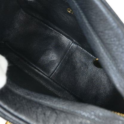 Chanel 1991-1994 Black Caviar Camera Bag Mini