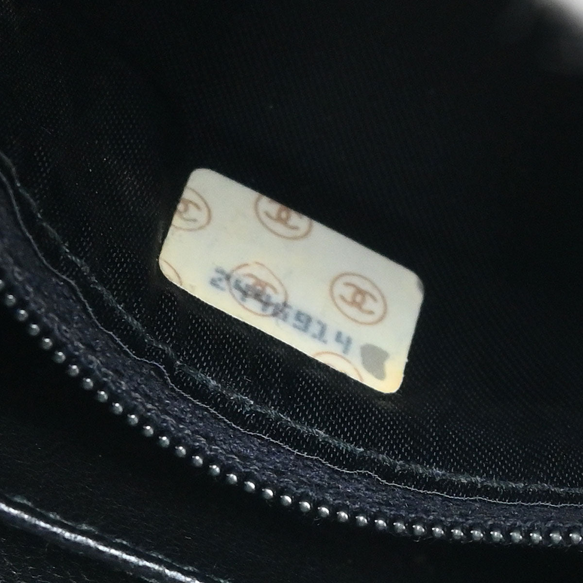 Chanel 1991-1994 Black Caviar Camera Bag Mini