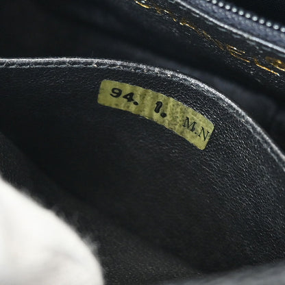 Chanel 1991-1994 Black Caviar Camera Bag Mini