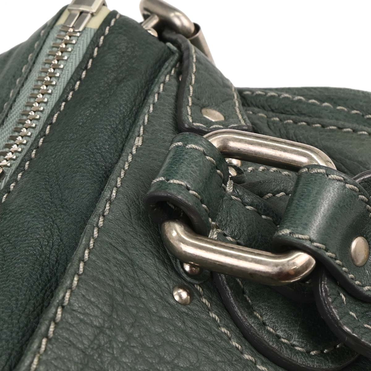 Chloe Dark Green Paddington Handbag