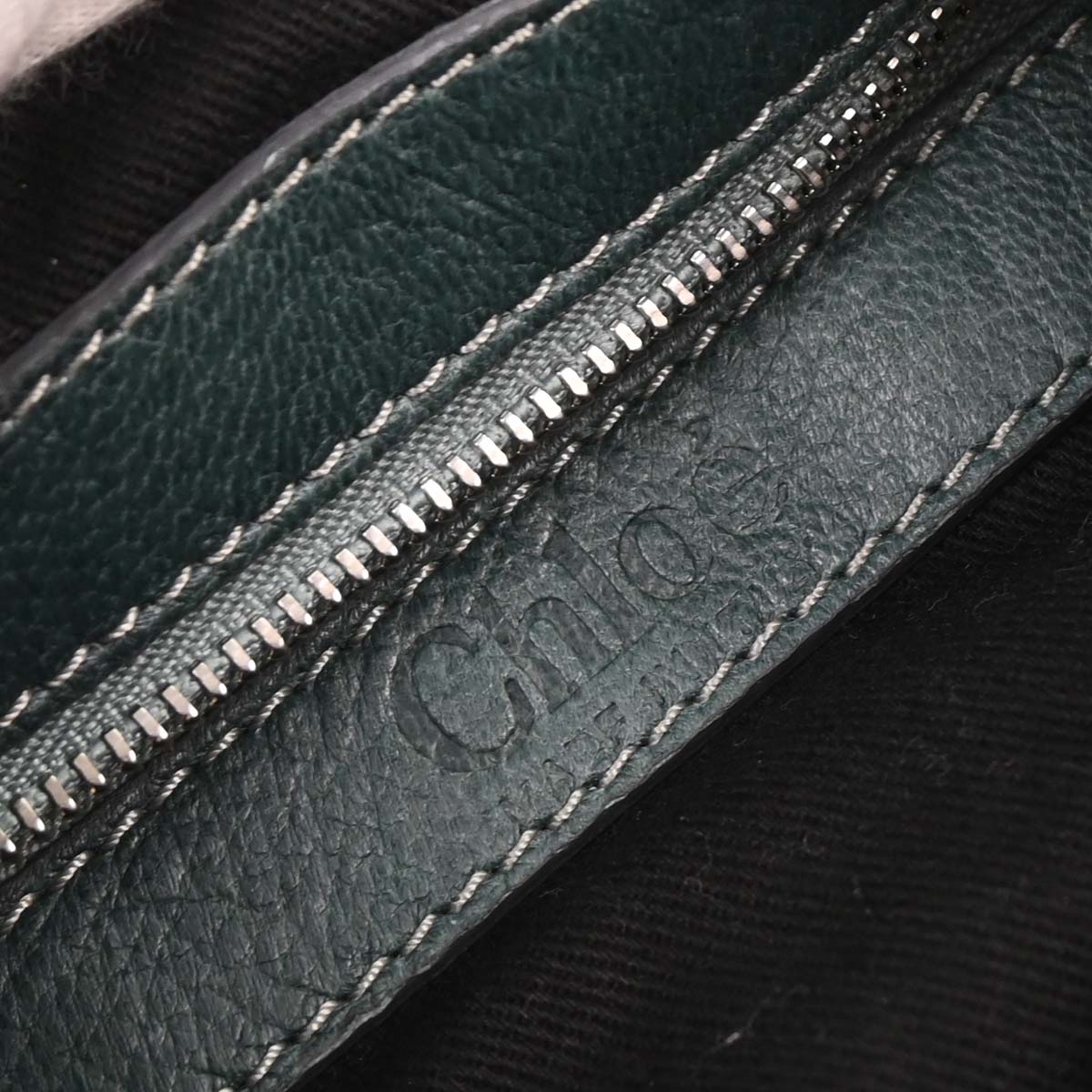 Chloe Dark Green Paddington Handbag