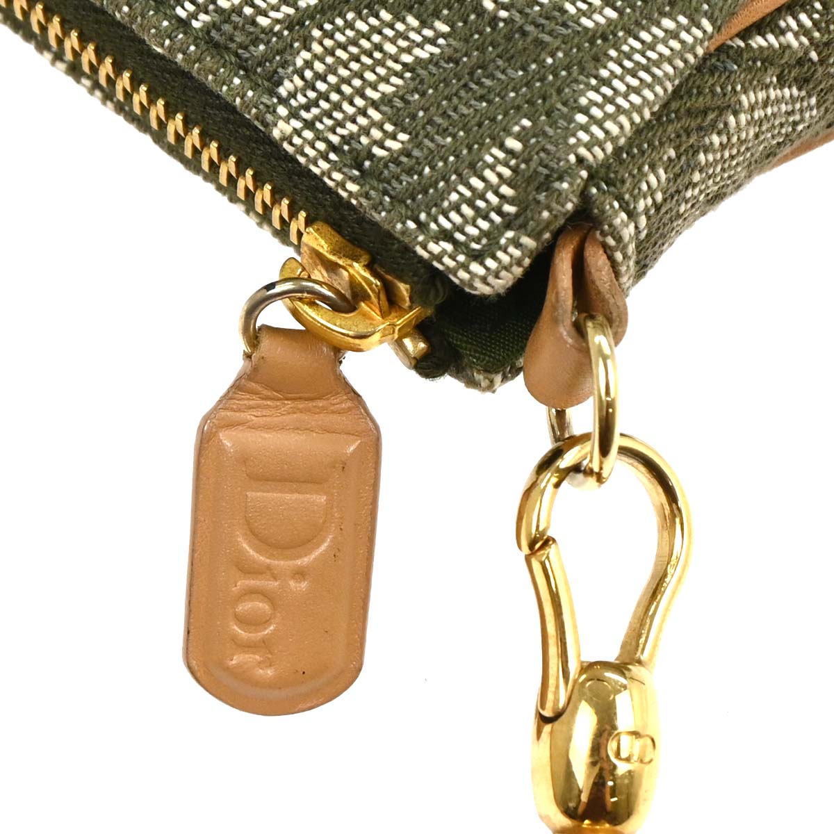 Christian Dior Green Trotter Saddle Handbag