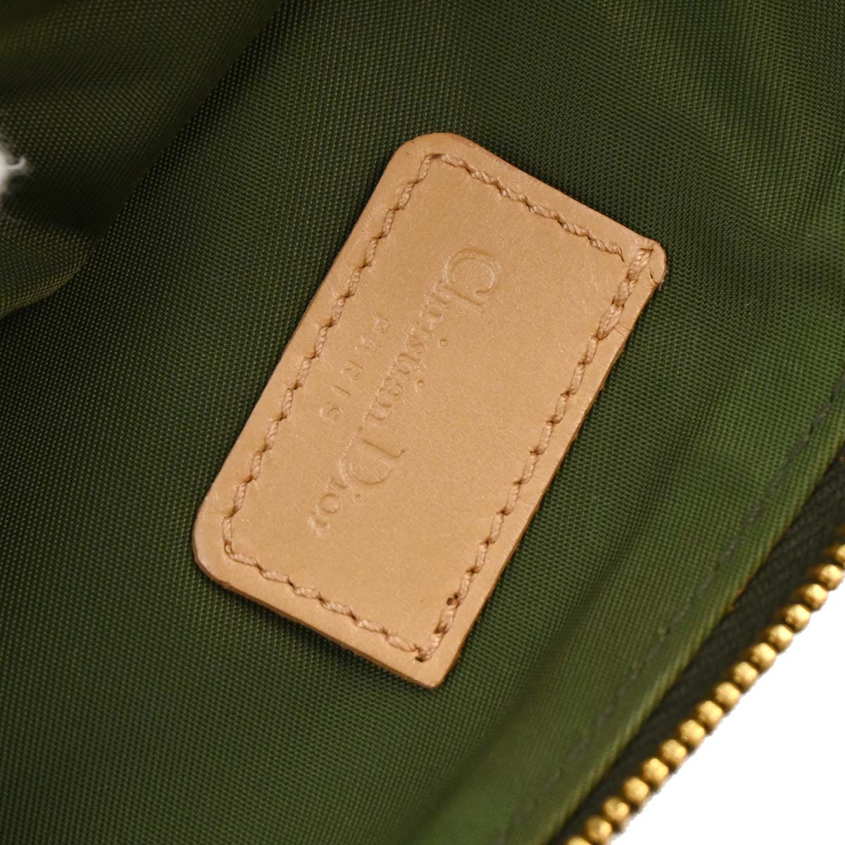 Christian Dior Green Trotter Saddle Handbag