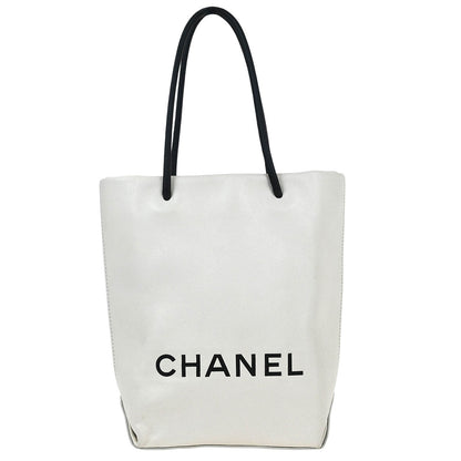 Chanel 2008-2009 White Calfskin Handbag