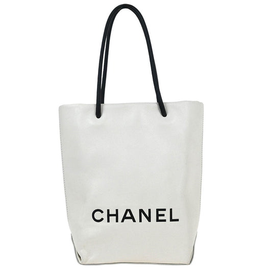 Chanel 2008-2009 White Calfskin Handbag