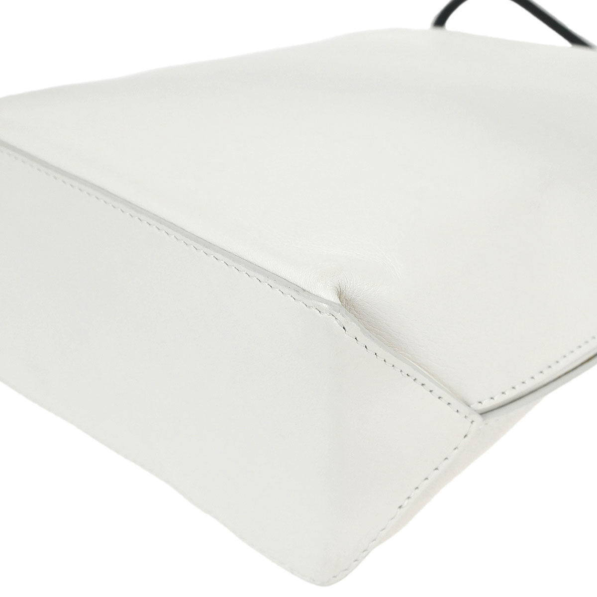 Chanel 2008-2009 White Calfskin Handbag