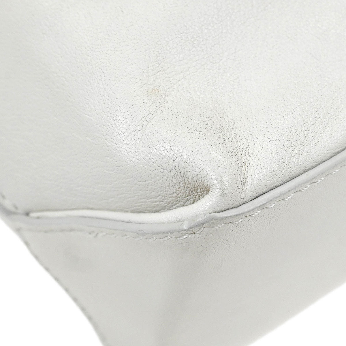 Chanel 2008-2009 White Calfskin Handbag