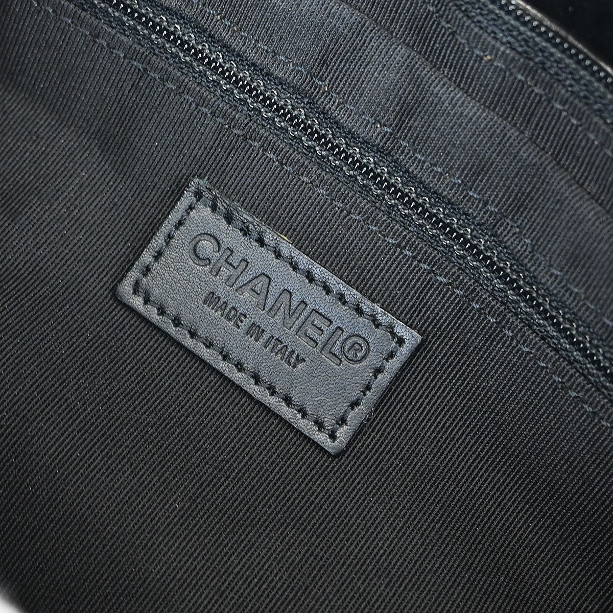 Chanel * 2000-2002 Black Rabbit Fur Shoulder Bag