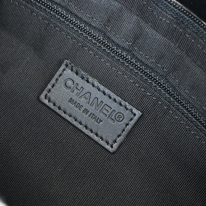 Chanel * 2000-2002 Black Rabbit Fur Shoulder Bag