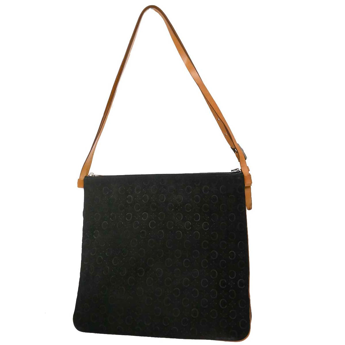 Celine Black Suede C Macadam Twin Handbag