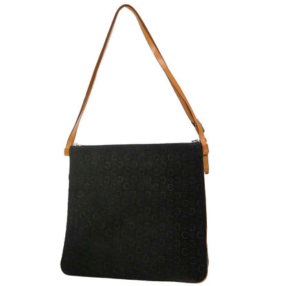 Celine Black Suede C Macadam Twin Handbag