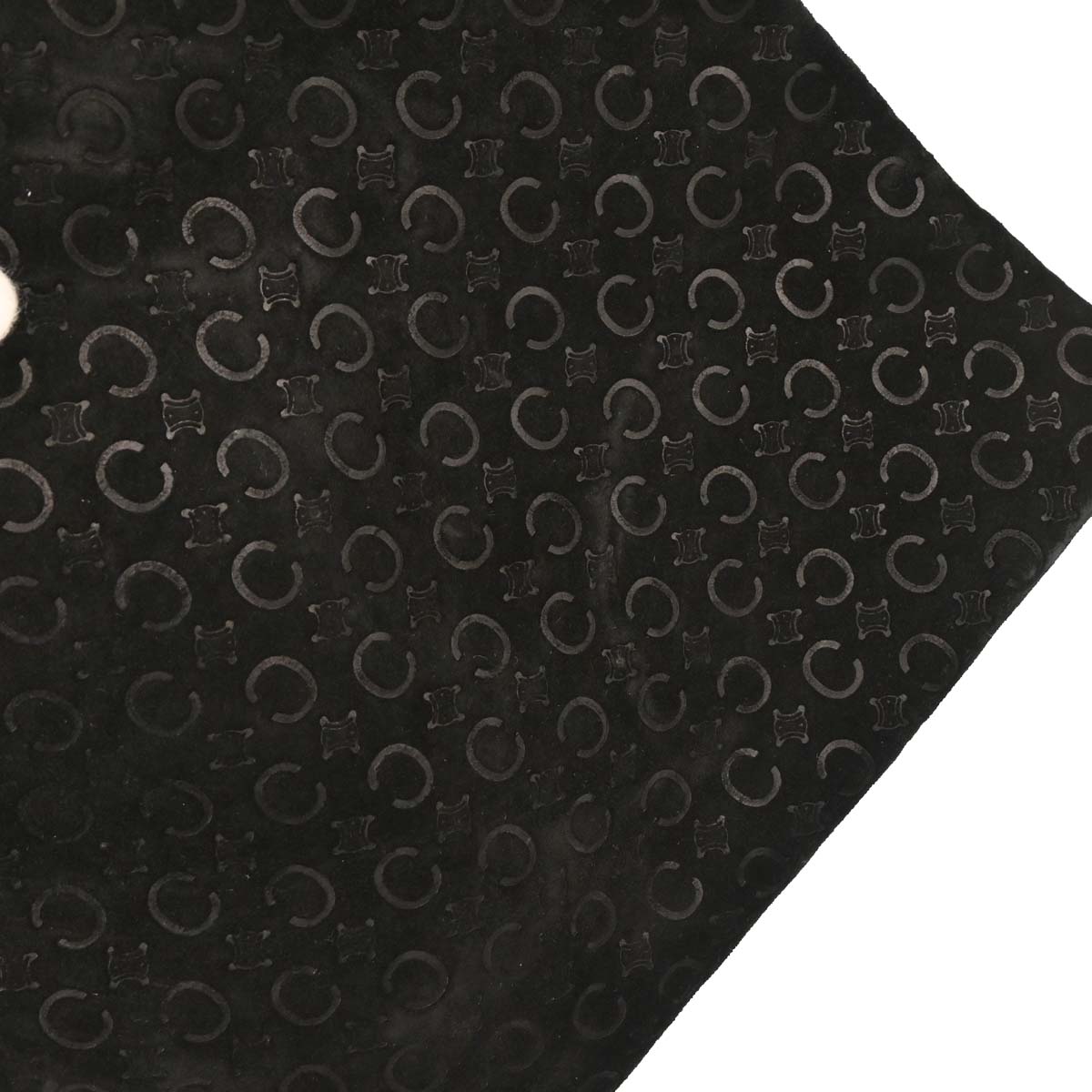 Celine Black Suede C Macadam Twin Handbag