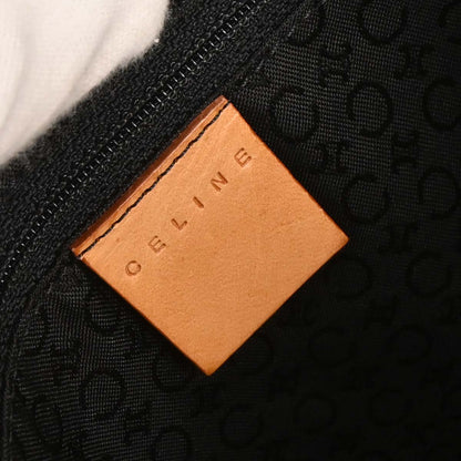 Celine Black Suede C Macadam Twin Handbag