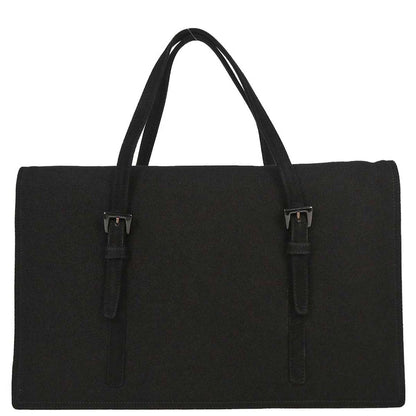 Prada Black Canvas Handbag