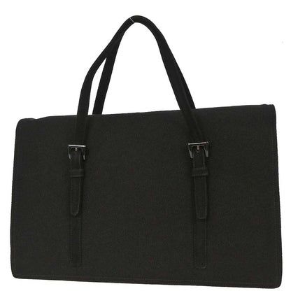 Prada Black Canvas Handbag