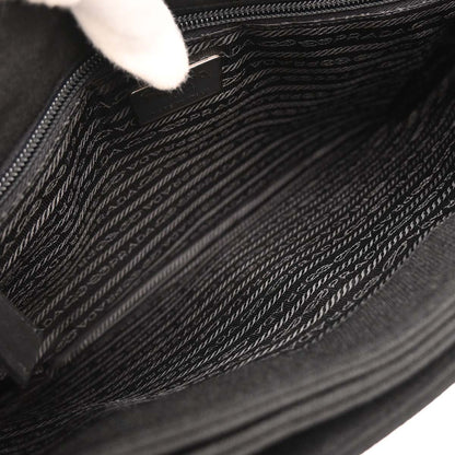 Prada Black Canvas Handbag