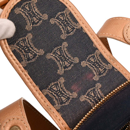 Celine * Indigo Denim Macadam Handbag