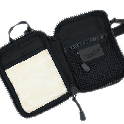 Chanel 2003-2004 White Nylon Travel Line Shoulder Bag