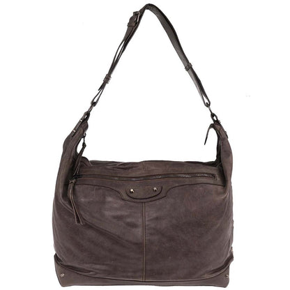 Balenciaga Brown The Courier XL Shoulder Bag