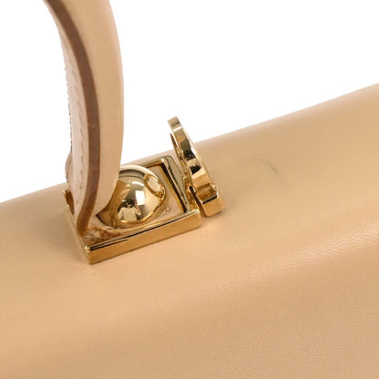 Salvatore Ferragamo Beige Gancini 2way Shoulder Handbag