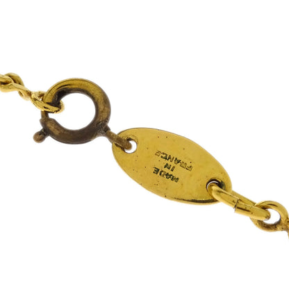 Chanel Medallion Pendant Necklace Gold 1982
