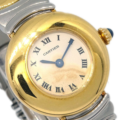 Cartier Must Colisee Belle Epoque Quartz Watch 18KYG