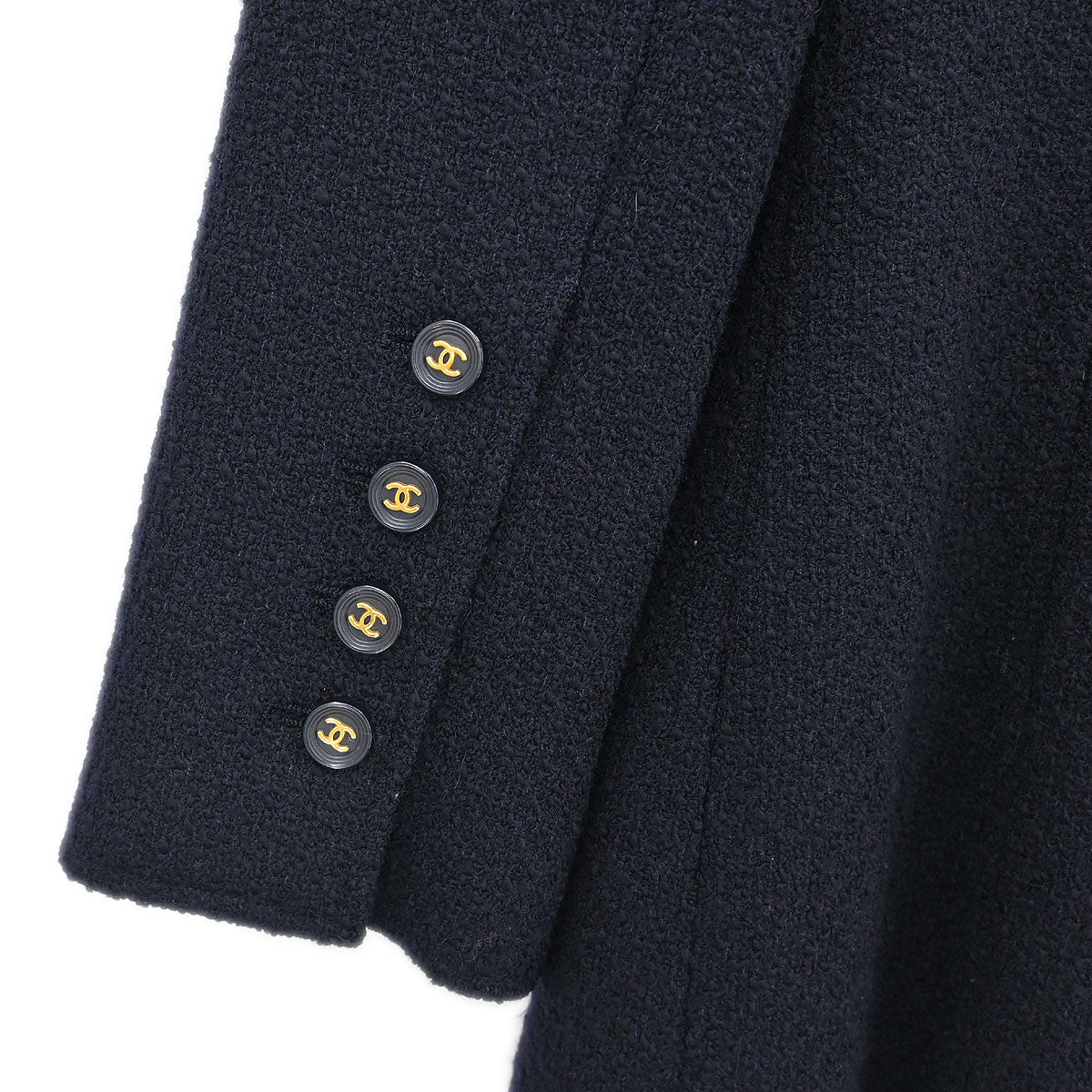 Chanel 1995 Single Breasted Jacket Black #40