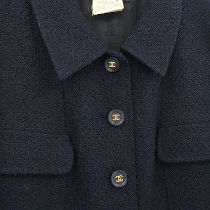 Chanel 1995 Single Breasted Jacket Black #40