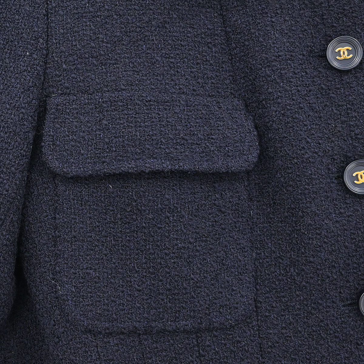 Chanel 1995 Single Breasted Jacket Black #40