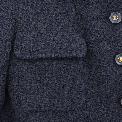 Chanel 1995 Single Breasted Jacket Black #40