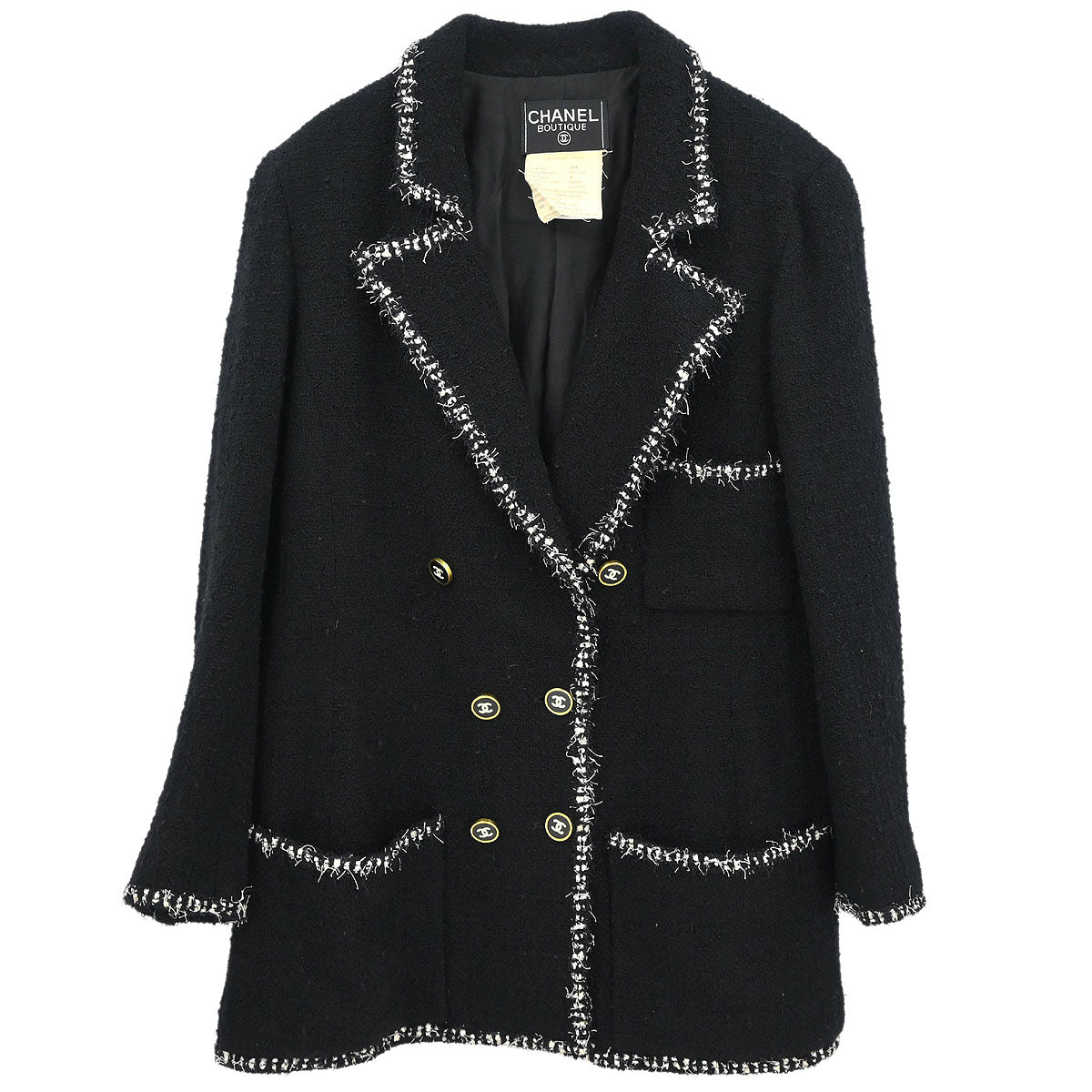 Chanel 1994 Jacket Black #42