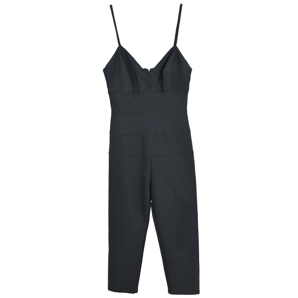 Chanel 1997 Camisole Jumpsuit Black #36