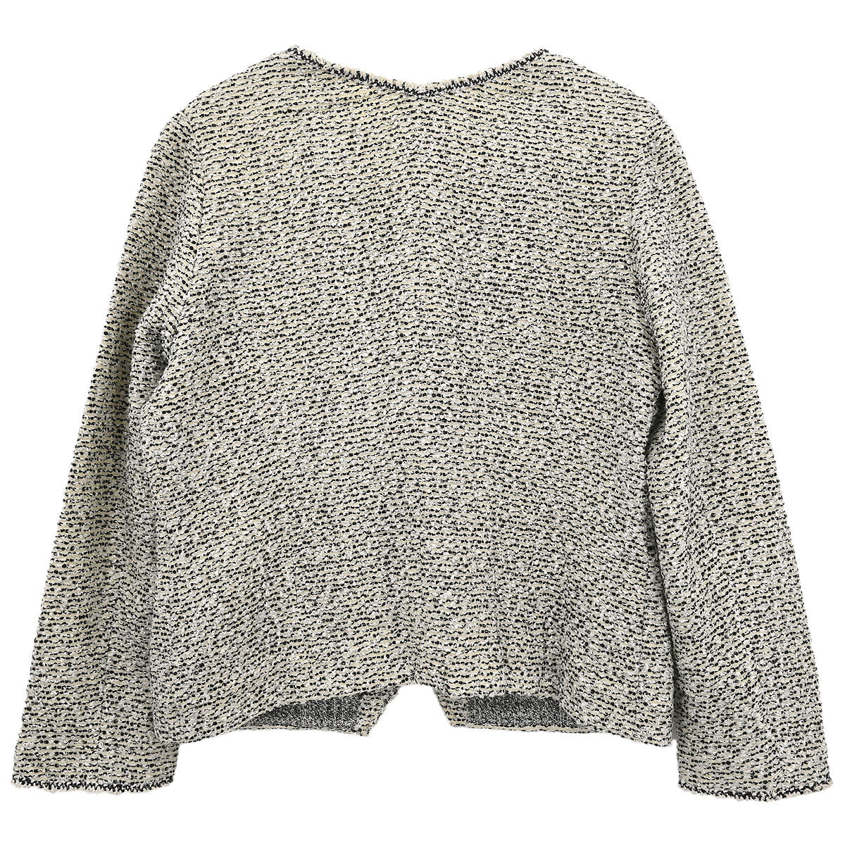 Chanel 1996 Collarless Jacket Gray #42