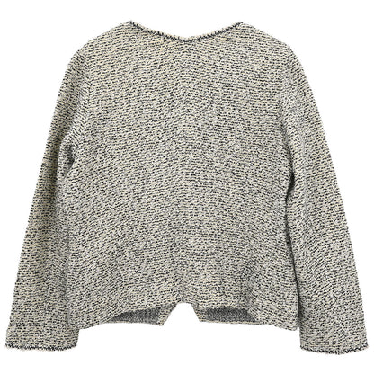 Chanel 1996 Collarless Jacket Gray #42