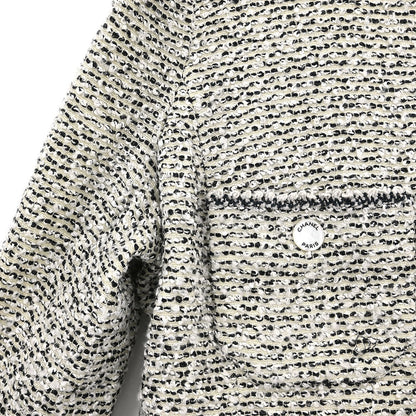 Chanel 1996 Collarless Jacket Gray #42