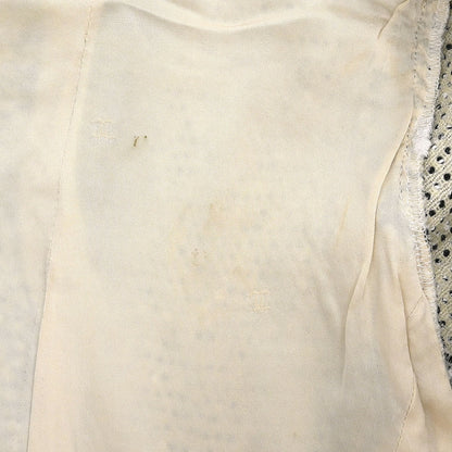 Chanel 1996 Collarless Jacket Gray #42